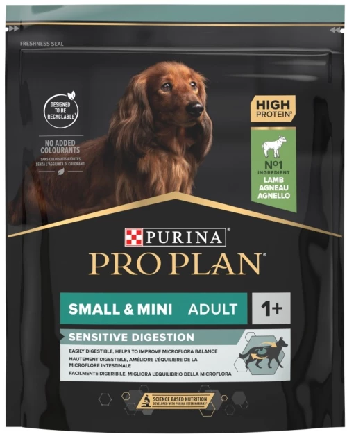 PURINA Pro Plan Sensitive Digestion Small & Mini Adult Lamb - dry dog food - 700g