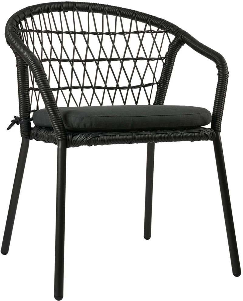 Πολυθρόνα Nuera Μαύρο 61.5 x 61 x 80