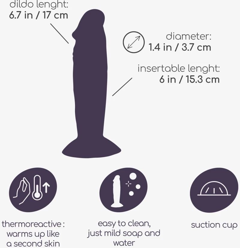 CRUSHIOUS OLLIE 6,7  DILDO