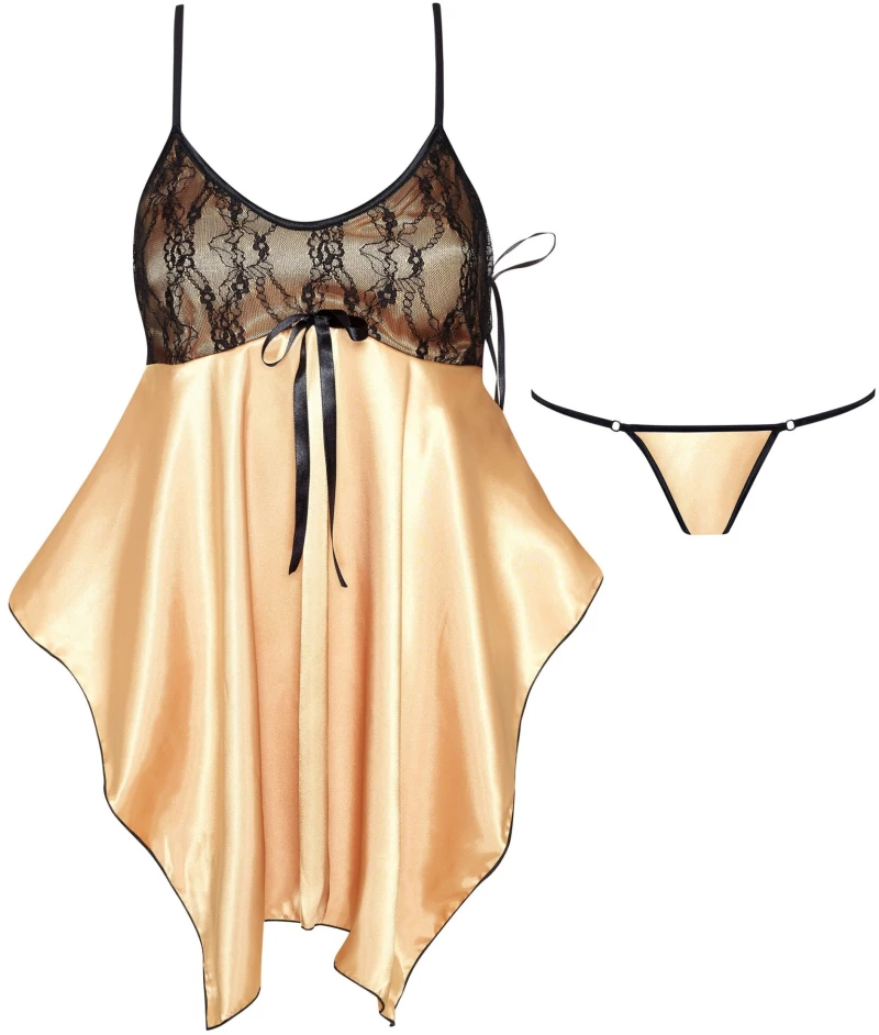 BEAUTY NIGHT FASHION JULIETA CHEMISE GOLD