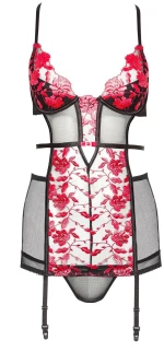 BEAUTY NIGHT FASHION EVANGELINA CHEMISE RED