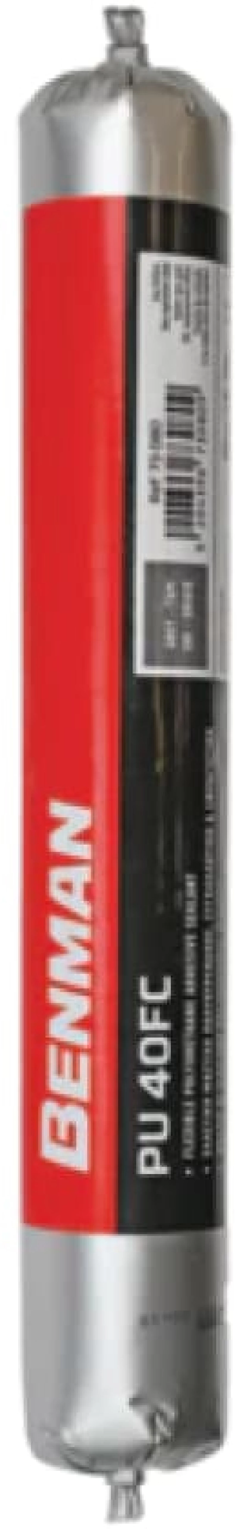 Αρμόκολλα Πολυουρεθάνης PU 40FC σαλάμι 600ml γκρι BENMAN 73080