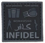 Pvc infbl Σήμα  Infidel  (Μαύρο)