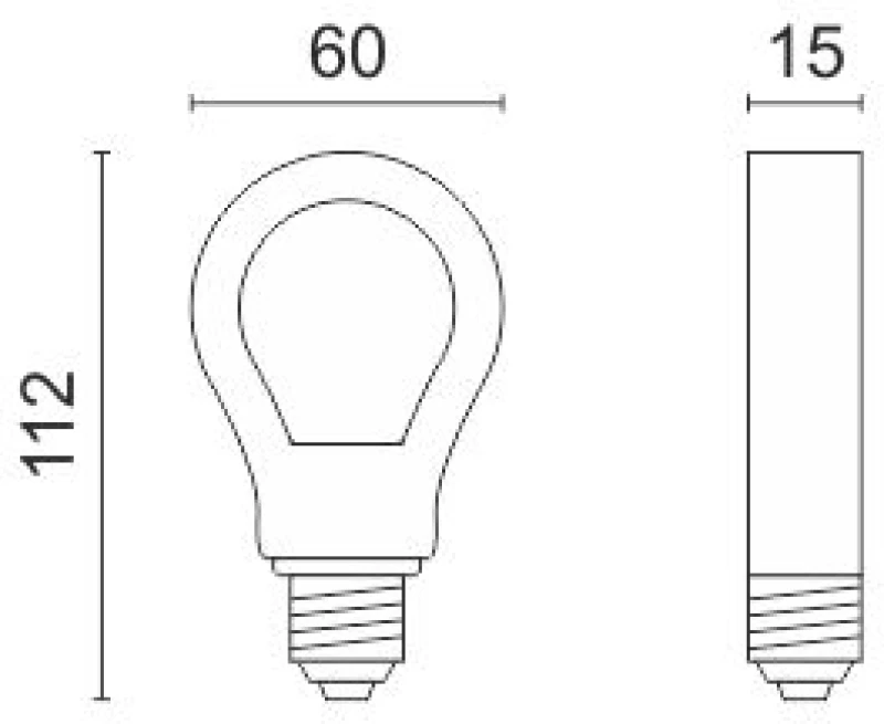 ΛΑΜΠΤΗΡAΣ LED E27 7W 3000K 5371