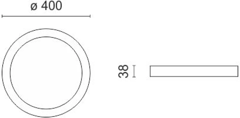 ΠΛΑΦΟΝΙΕΡΑ ΟΡΟΦΗΣ LED 36W 4000K 5260