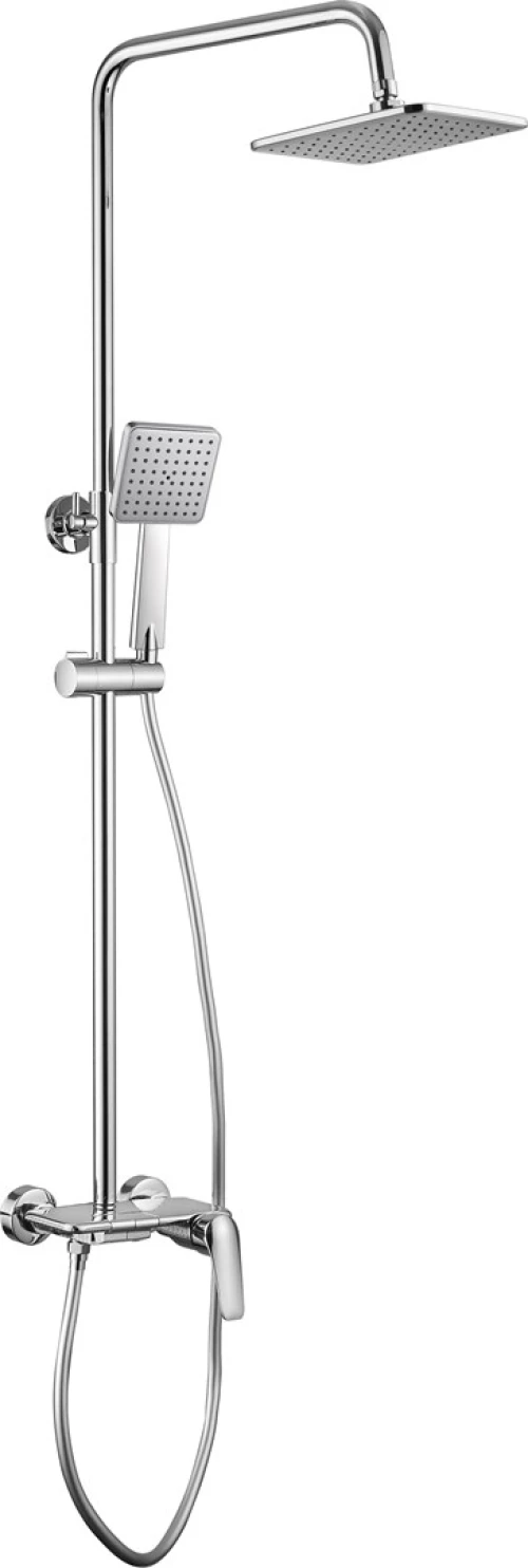Rain showerhead with shower faucet