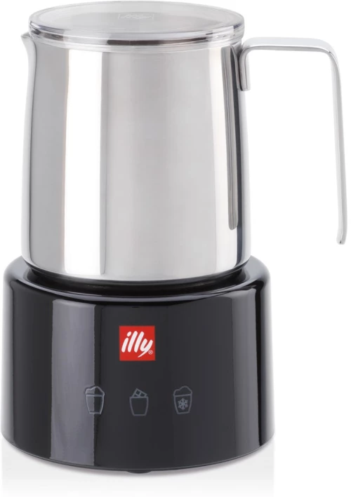 Illy 23760 milk frother/warmer Black, Stainless steel