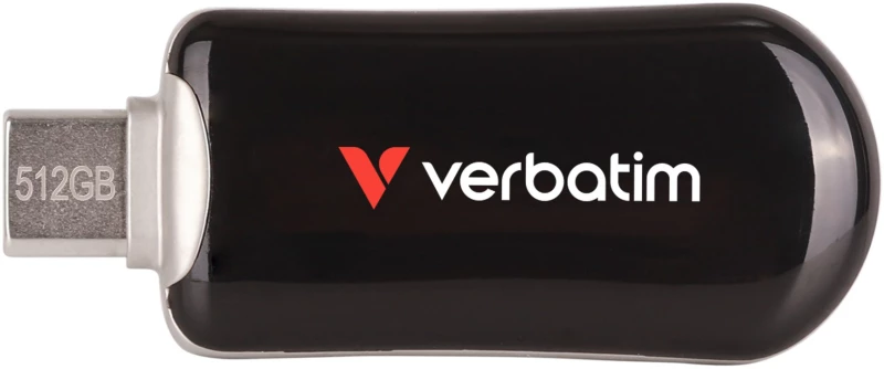 Verbatim Plectra USB-C Flash Drive Black 512GB