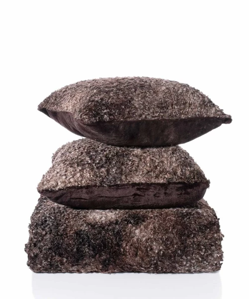 Silk Fashion ΡΙΧΤΑΡΙΑ astrakan (180cm x 250cm) καφέ