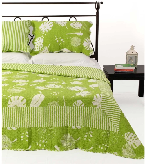 ΚΟΥΒΕΡΛΙ σετ (220cm x 240cm + 2 x 50cm x 70cm) 350 λαχανί της Silk Fashion