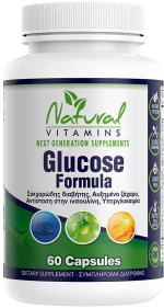 Natural Vitamins Glucose Formula, 60 Caps