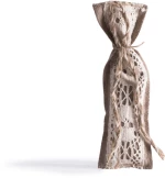 Beauty Home ΠΟΥΓΚΙ ΜΕ ΔΑΝΤΕΛΑ 6 x 19 cm ΜΠΕΖ-ΕΚΡΟΥ