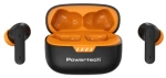 POWERTECH earphones με θήκη φόρτισης PT-1431, True Wireless, 40/400mAh, ANC & ENC, μαύρα