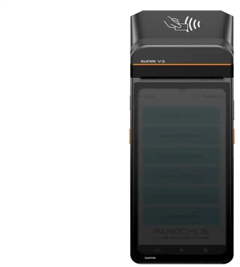 Ταμειακή Μηχανή + POS Sunmi V3H Εστίασης ΟΛΑ ΣΕ 1