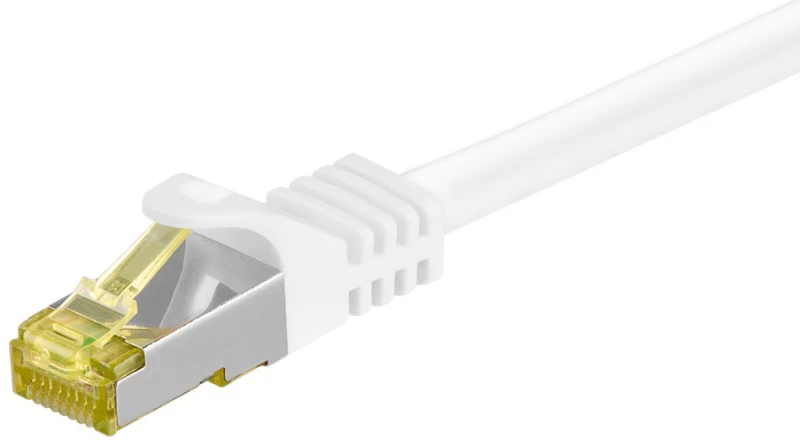 GOOBAY καλώδιο δικτύου 91091, CAT 7 S/FTP, copper, 500MHz, 1m, λευκό