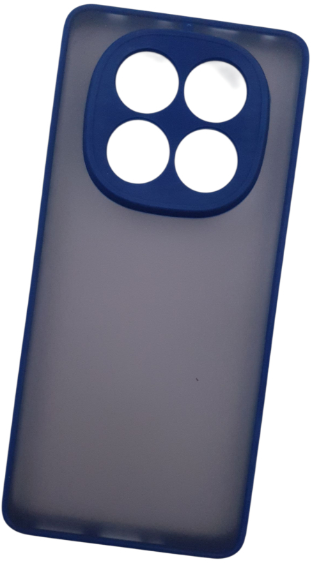 Naxius Case Rubber Frame Blue XiaoMi RedMi Note 14 Pro Plus 5G Naxius