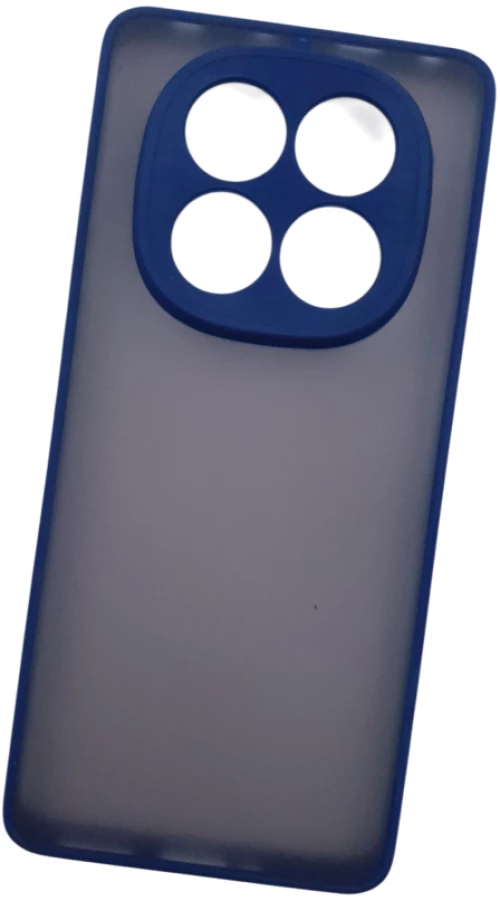 Naxius Case Rubber Frame Blue XiaoMi RedMi Note 14 Pro Plus 5G Naxius