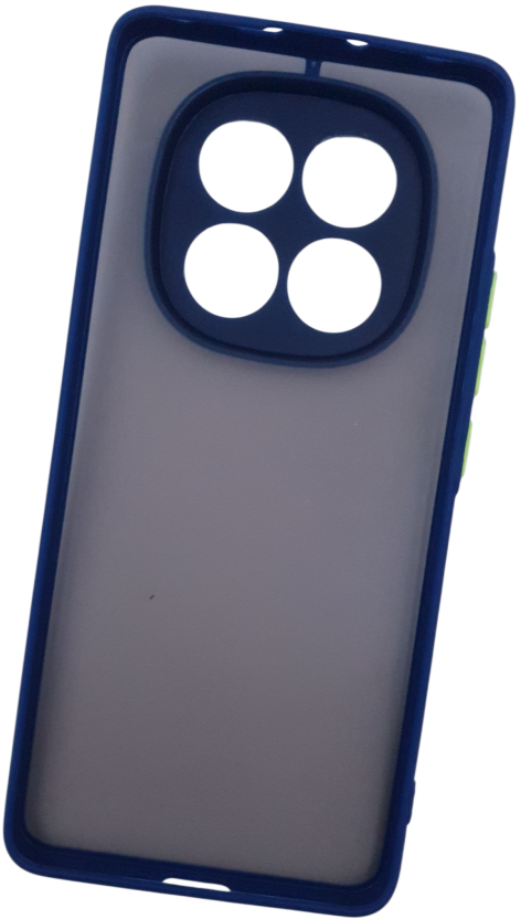 Naxius Case Rubber Frame Blue XiaoMi RedMi Note 14 Pro Plus 5G Naxius