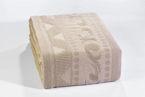 Κουβέρτα Down Town 1916 Beige Υπέρδιπλη 230x260      - Υπέρδιπλη 230x260