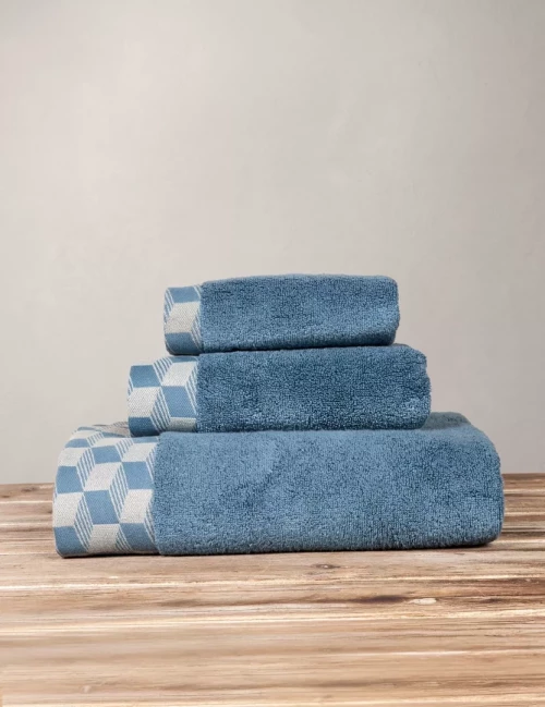 Πετσέτα Luxe - Denim Blue Μπλε Χεριών 40x60