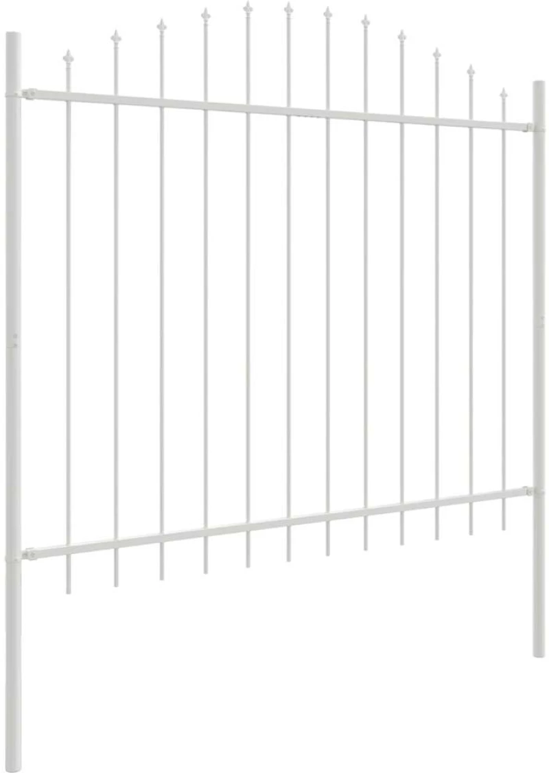 vidaXL Φράχτης Κήπου Λευκό 510 x 125 εκ.