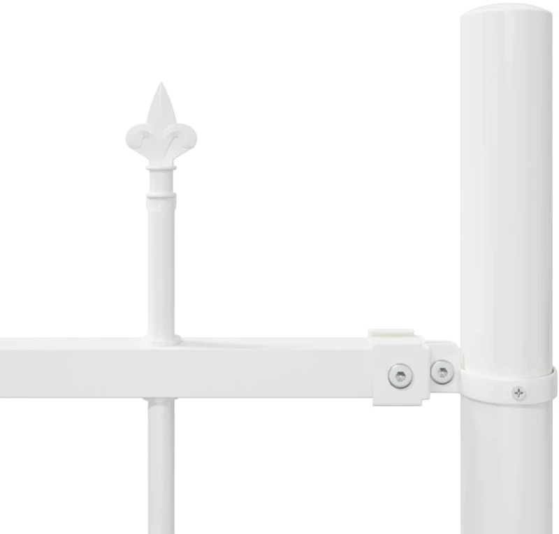 vidaXL Φράχτης Κήπου Λευκό 510 x 125 εκ.