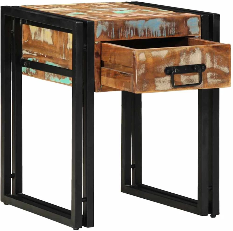 vidaXL Βοηθητικό τραπεζάκι με συρτάρι Άλλο 40 x 40 x 50 cm