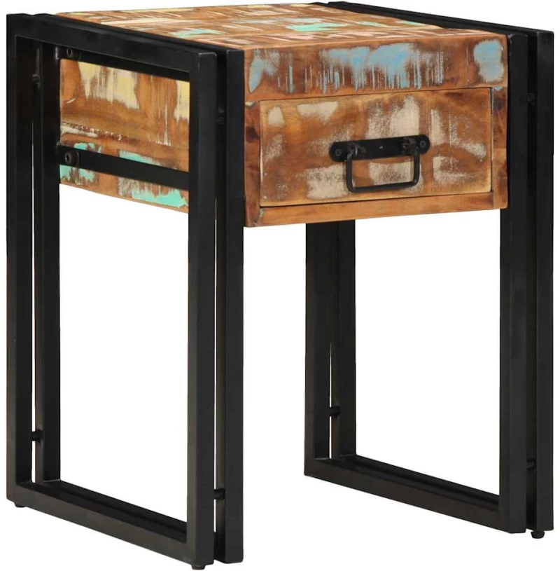 vidaXL Βοηθητικό τραπεζάκι με συρτάρι Άλλο 40 x 40 x 50 cm