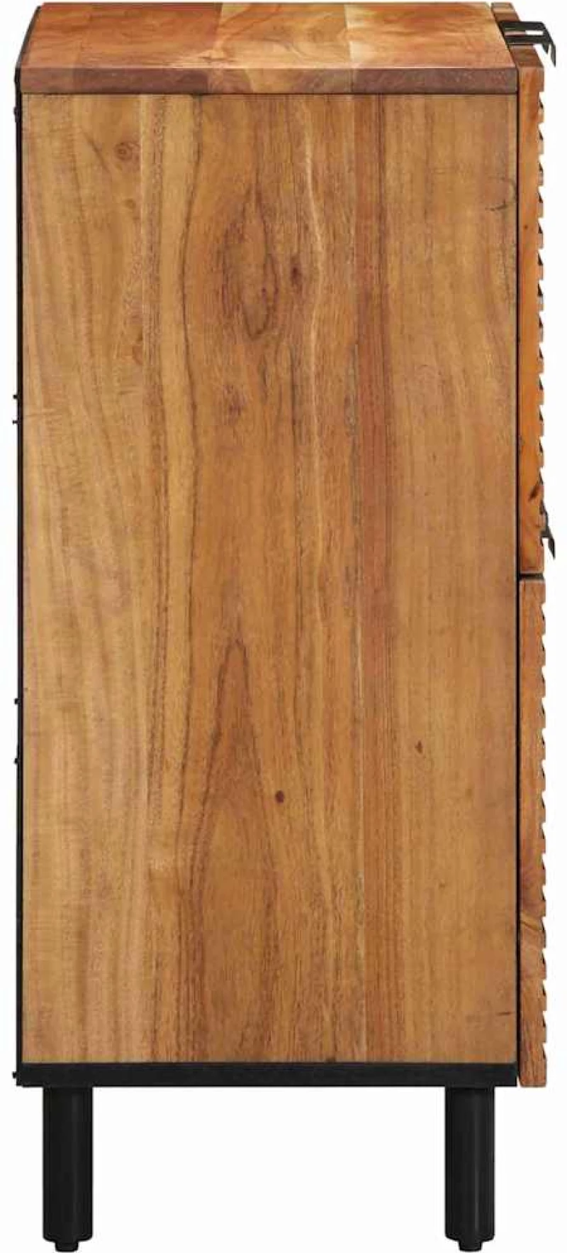 vidaXL Γραφείο με ράφι Καφέ 60 x 33 x 75 cm Μασίφ ξύλο ακακίας