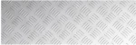 vidaXL Επιφάνειες Καρό 4 pcs Ασημί 75 x 25 εκ. Αλουμίνιο
