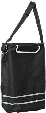 vidaXL Καρότσι Αγορών Μαύρο 47 x 39 x 100.5 εκ. Ύφασμα Oxford