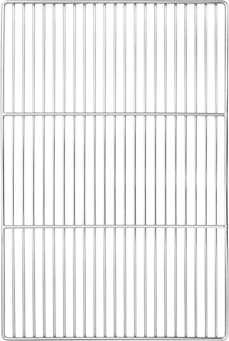 vidaXL Σχάρα ψησίματος Ασημί 60 x 40 cm Ανοξείδωτο ατσάλι