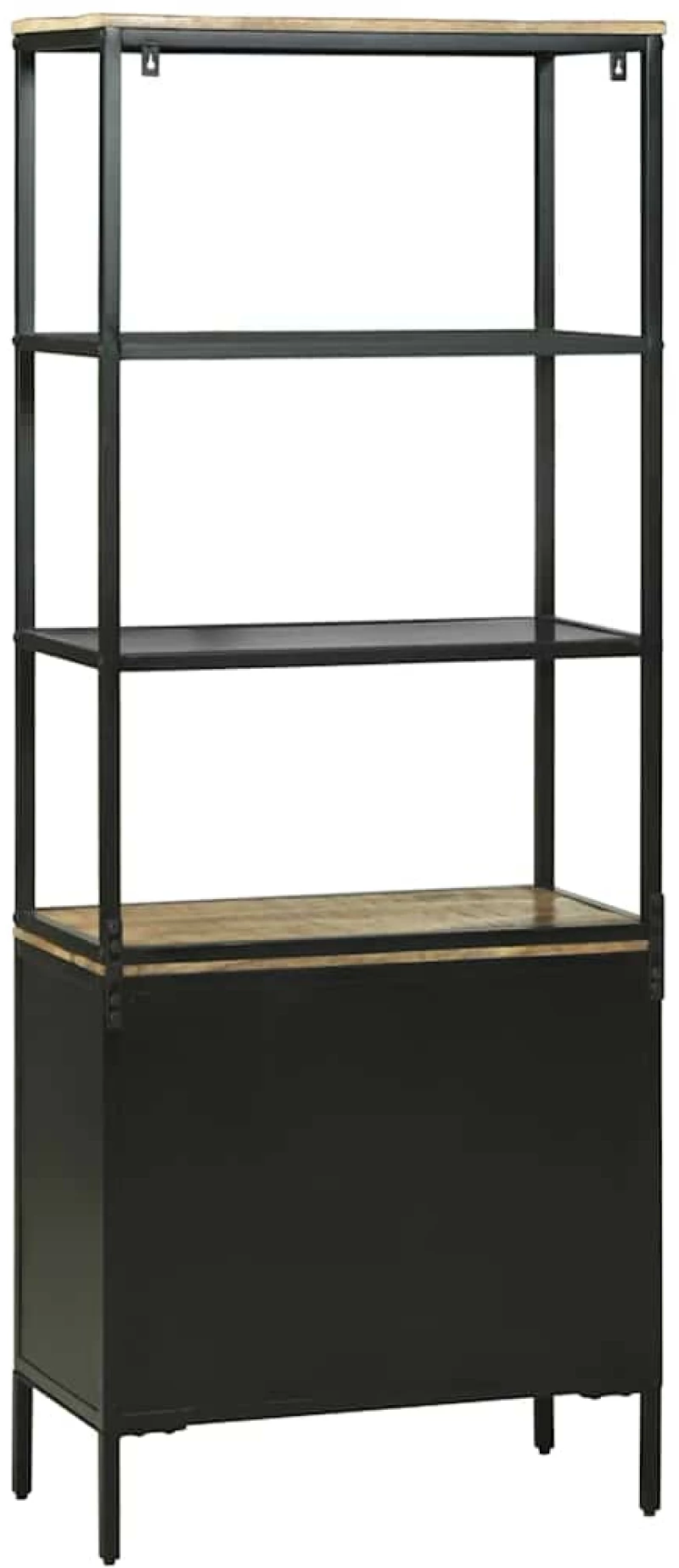 vidaXL Highboard Καφέ 70 x 35 x 180 εκ. Μασίφ ξύλο μάνγκο