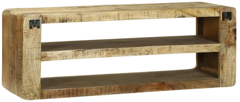 vidaXL Έπιπλο Τηλεόρασης Καφέ 100 x 32 x 36 εκ. Μασίφ ξύλο μάνγκο