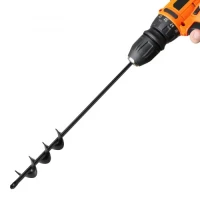 VEVOR Auger Drill Bit 1.57 x 16.5 in Earth Spiral Post Hole Digger Planter Tool