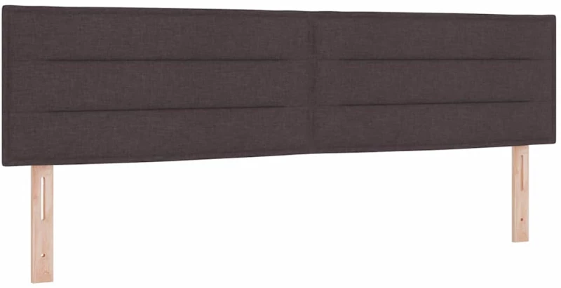 vidaXL Κρεβάτι box spring με στρώμα με στρώμα Σκούρο Καφέ 180 x 200 cm