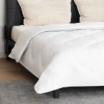 vidaXL Πάπλωμα με μαξιλάρι 3 pcs Λευκό 240 x 260 εκ. Μικροΐνες