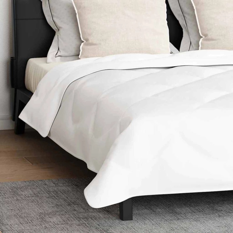 vidaXL Πάπλωμα Άλλο με μαξιλάρι 3 pcs Λευκό 240 x 200 cm Μικροΐνες