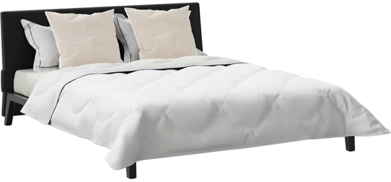 vidaXL Πάπλωμα Άλλο με μαξιλάρι 3 pcs Λευκό 200 x 220 cm Μικροΐνες