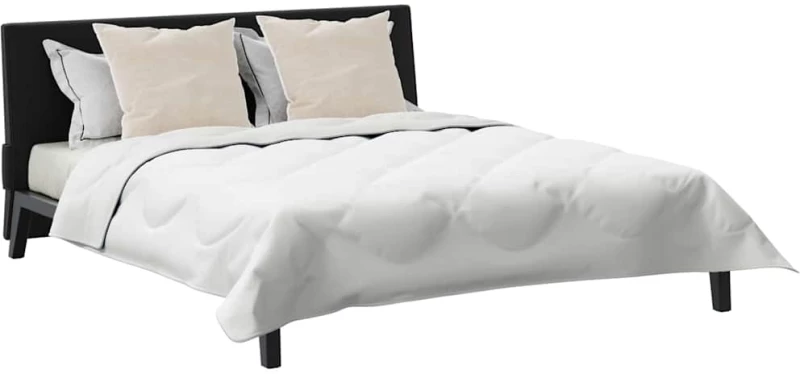 vidaXL Πάπλωμα με Μαξιλάρια Άλλο 3 pcs Λευκό 240 x 220 cm Μικροΐνες
