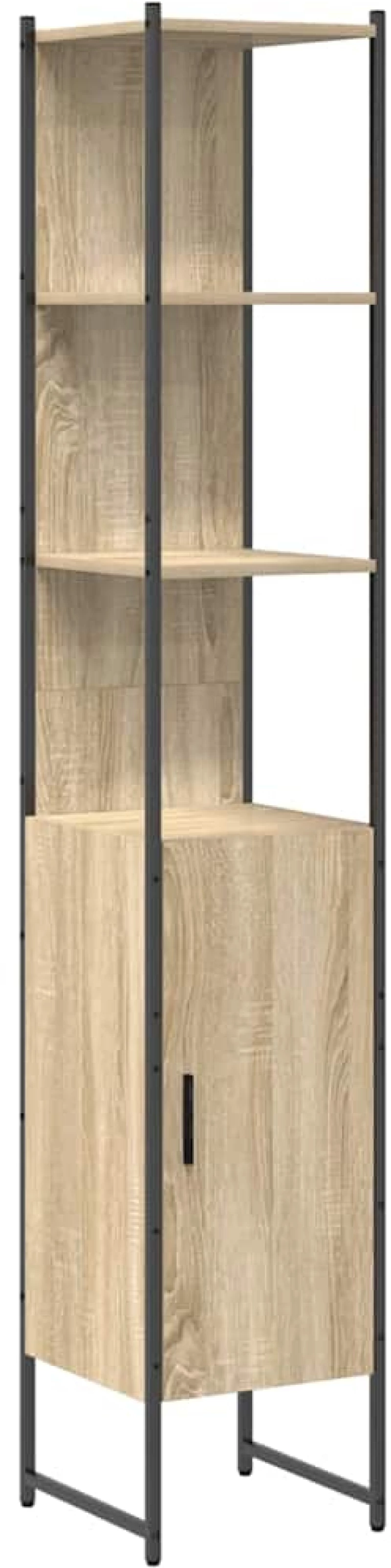 vidaXL Σετ Επίπλων Μπάνιου 4 pcs Sonoma Δρυς 33 x 33 x 185.5 εκ