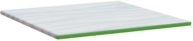 vidaXL Στρώματα Λευκό και Πράσινο 200 x 200 cm