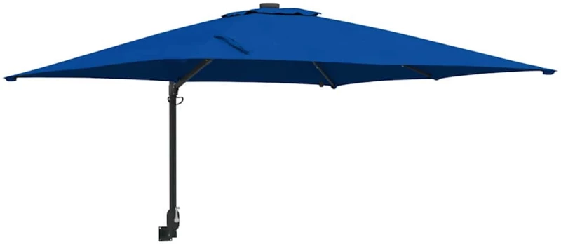 vidaXL Ομπρέλα Κήπου Αζούρ μπλε 248.5 x 247.5 x 160 εκ. ύφασμα