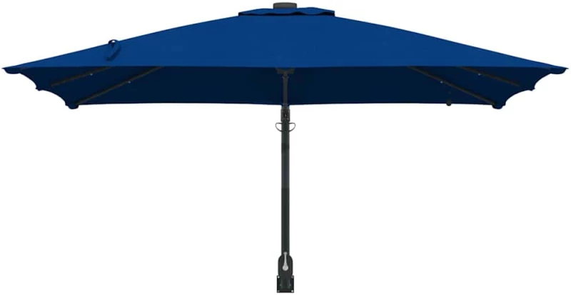 vidaXL Ομπρέλα Κήπου Αζούρ μπλε 248.5 x 247.5 x 160 εκ. ύφασμα