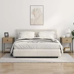 vidaXL Κομοδίνο 2 pcs Sonoma Δρυς 42 x 41 x 56 εκ. Επεξεργασμένο ξύλο