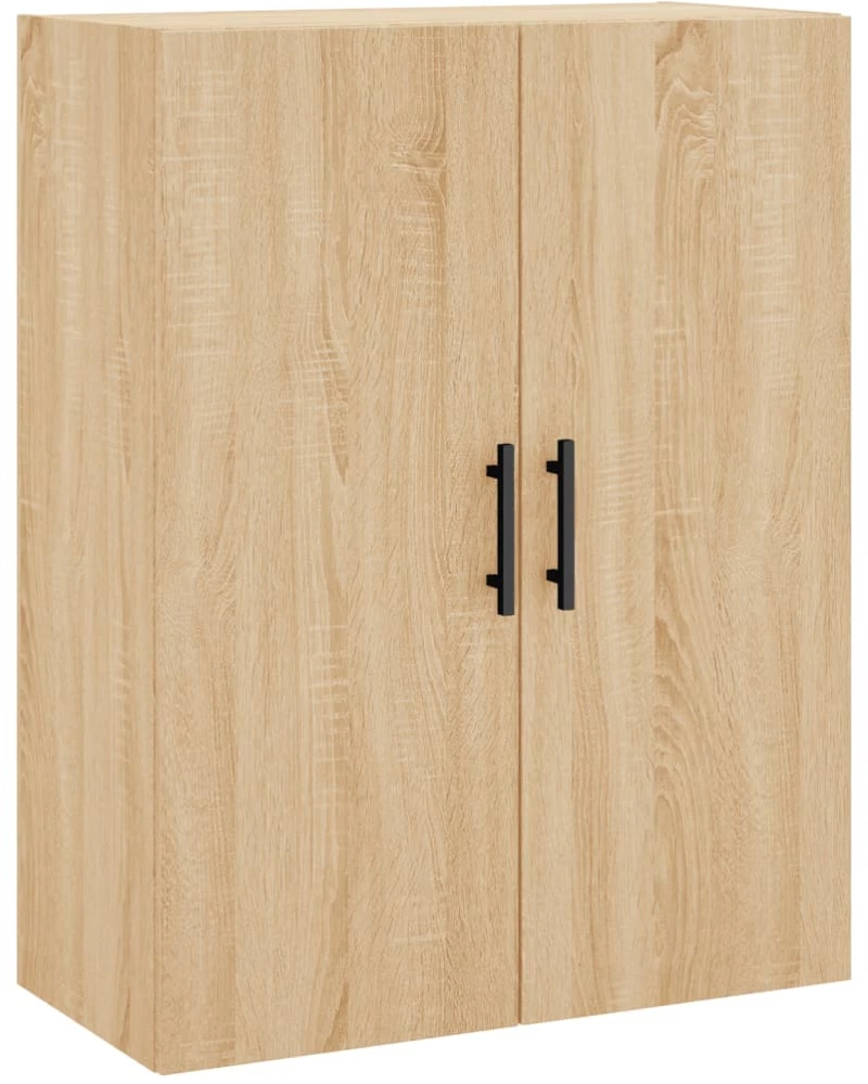 vidaXL Ντουλάπι Sonoma δρυς 69,5 x 34 x 180 εκ. από Επεξεργασμένο Ξύλο