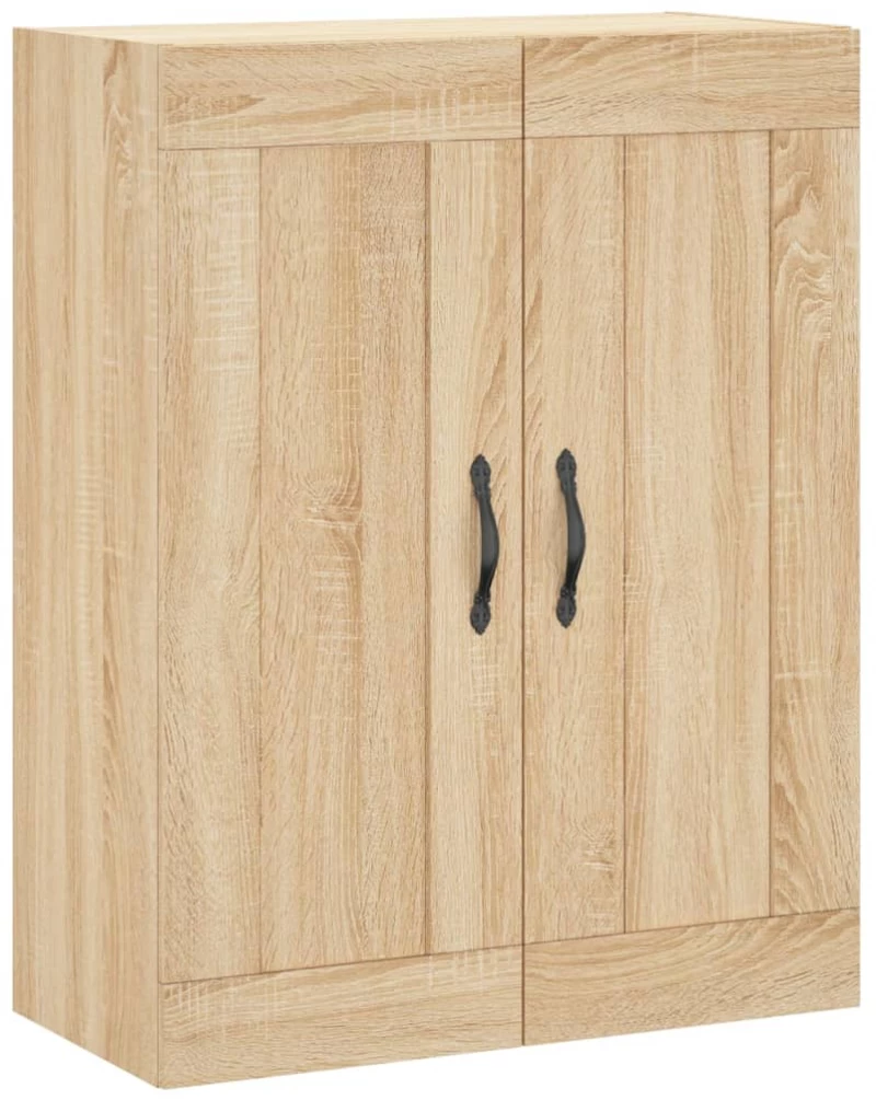 vidaXL Ντουλάπι Sonoma δρυς 69,5 x 34 x 180 εκ. από Επεξεργασμένο Ξύλο