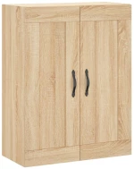 vidaXL Ντουλάπι Sonoma δρυς 69,5 x 34 x 180 εκ. από Επεξεργασμένο Ξύλο