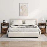 vidaXL Κομοδίνο Καπνιστή δρυς 40 x 31 x 60 εκ. Επεξεργασμένο ξύλο