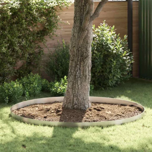 vidaXL Φράχτης Κήπου 4 pcs Ασημί 450 x 15 εκ Ανοξείδωτο ατσάλι
